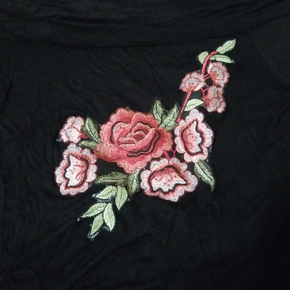 Black long sleeve top - Picture 2 of 2